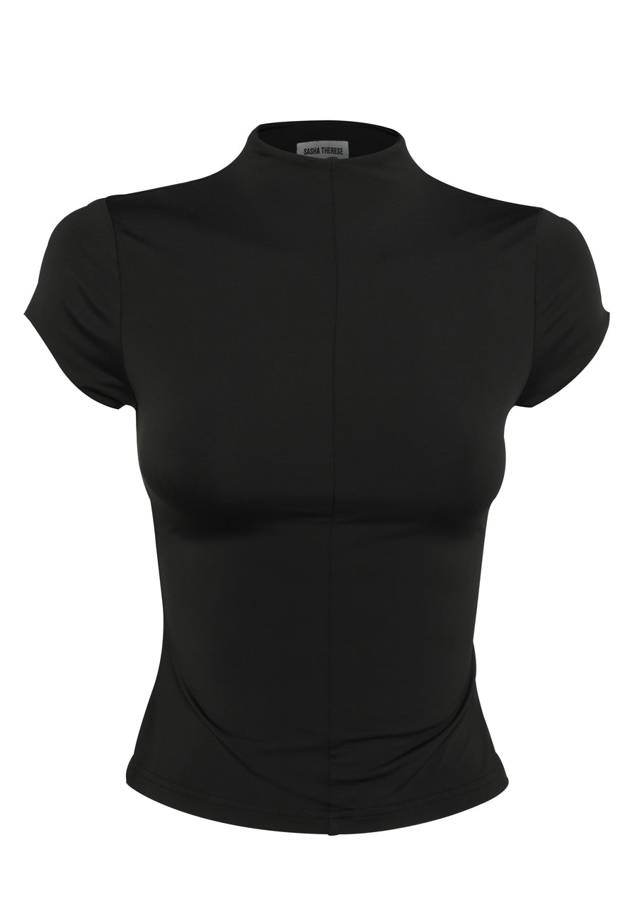 Iris Top Black