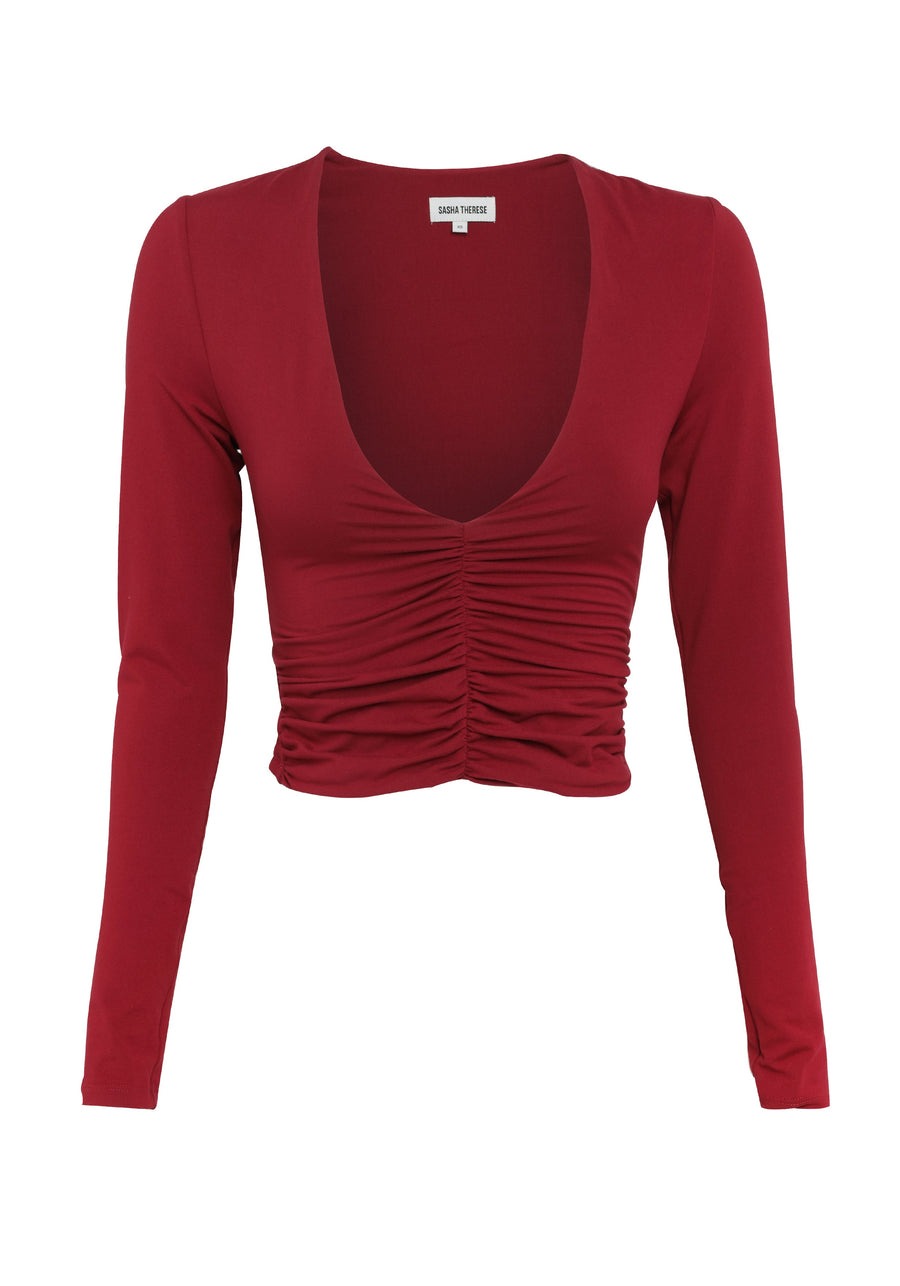 Elvira Top Red
