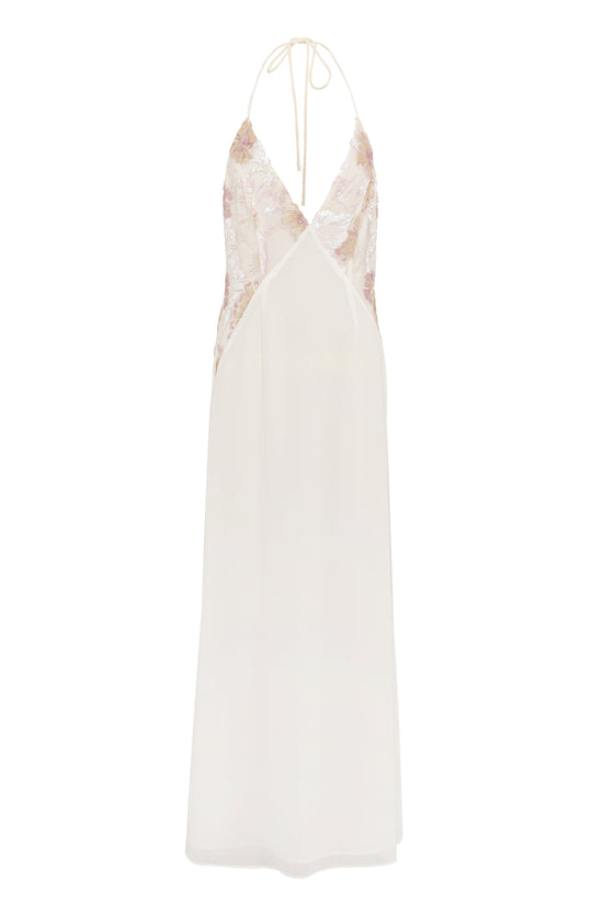 Elara Maxi Dress White