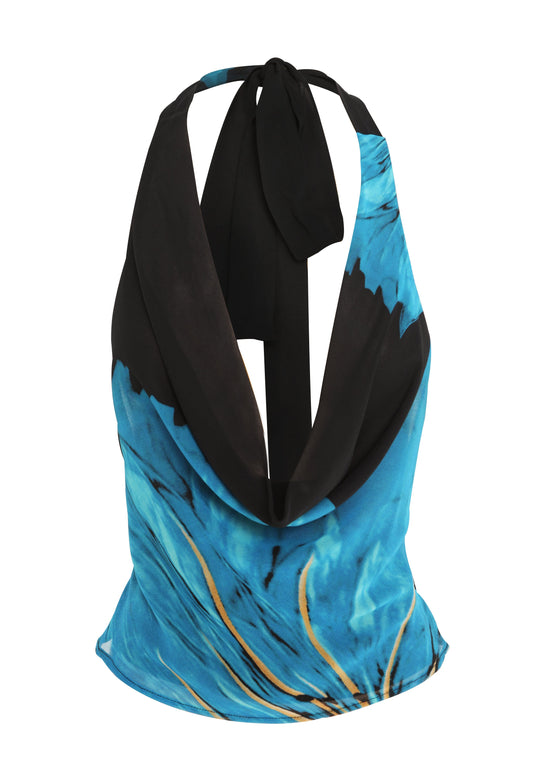 Marina Top Print