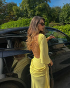 AUBA Backless Maxi Dress