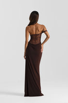 APYA Lace Off-Shoulder Maxi Dress