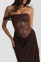 APYA Lace Off-Shoulder Maxi Dress