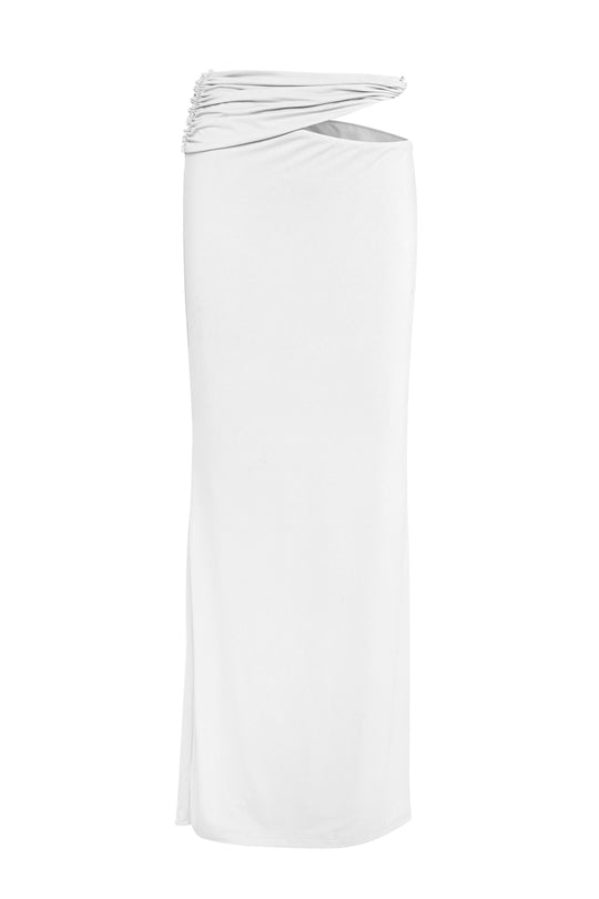 Violette Maxi Skirt White
