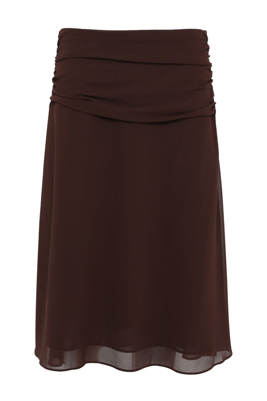 Margot Midi Skirt Chocolate