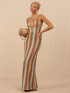 AIZA Halter Maxi Dress