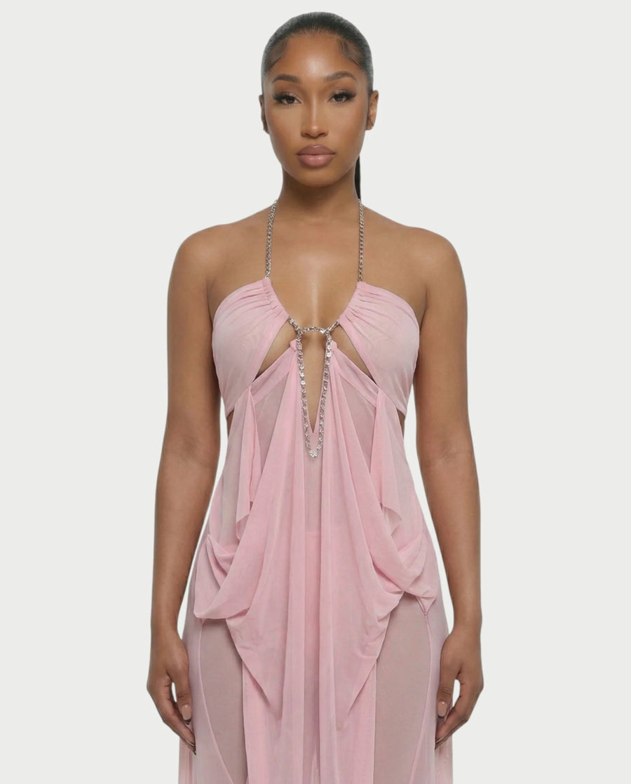 AULA Halter Maxi Dress