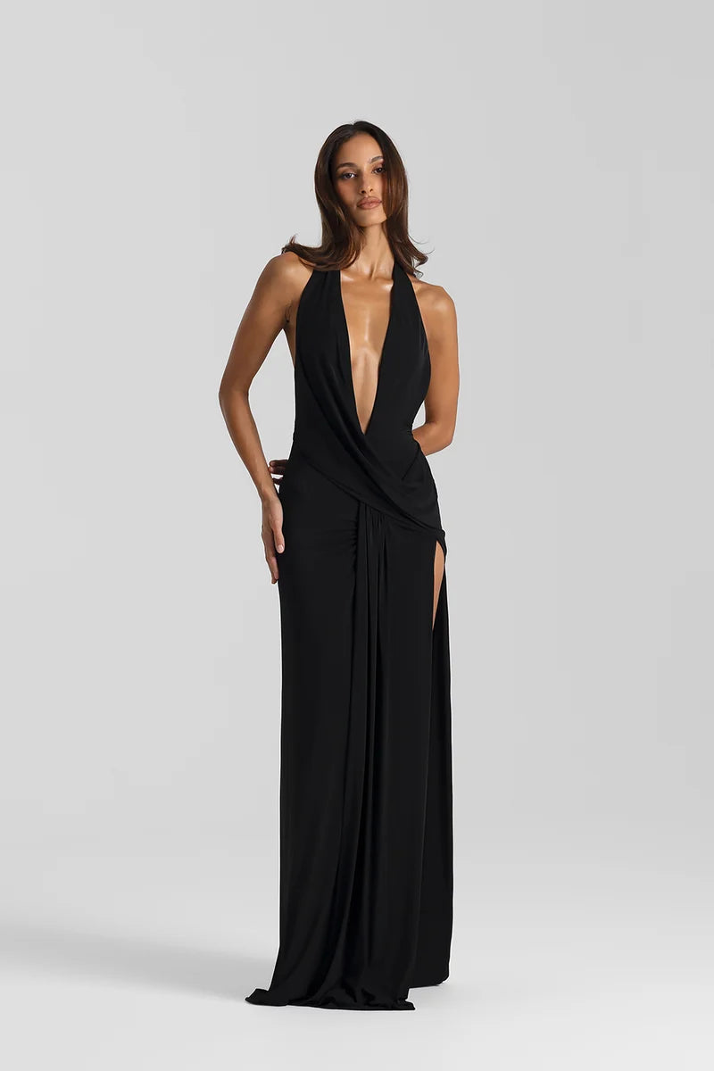 ATZA Halter Maxi Dress