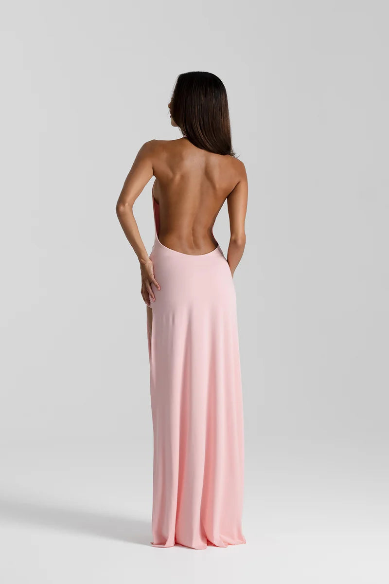 ATZA Halter Maxi Dress