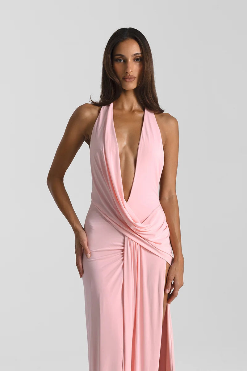 ATZA Halter Maxi Dress