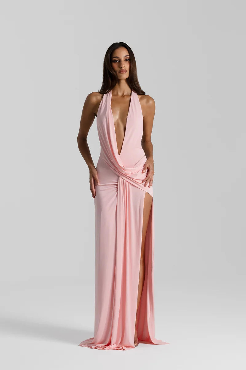 ATZA Halter Maxi Dress