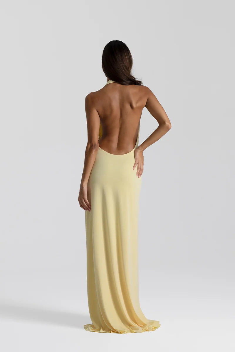 ATZA Halter Maxi Dress