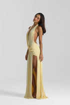ATZA Halter Maxi Dress