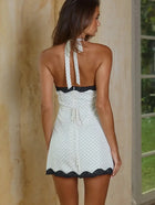 AUTA Halter Mini Dress
