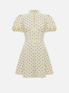 AVJA Puff-Sleeve Mini Dress