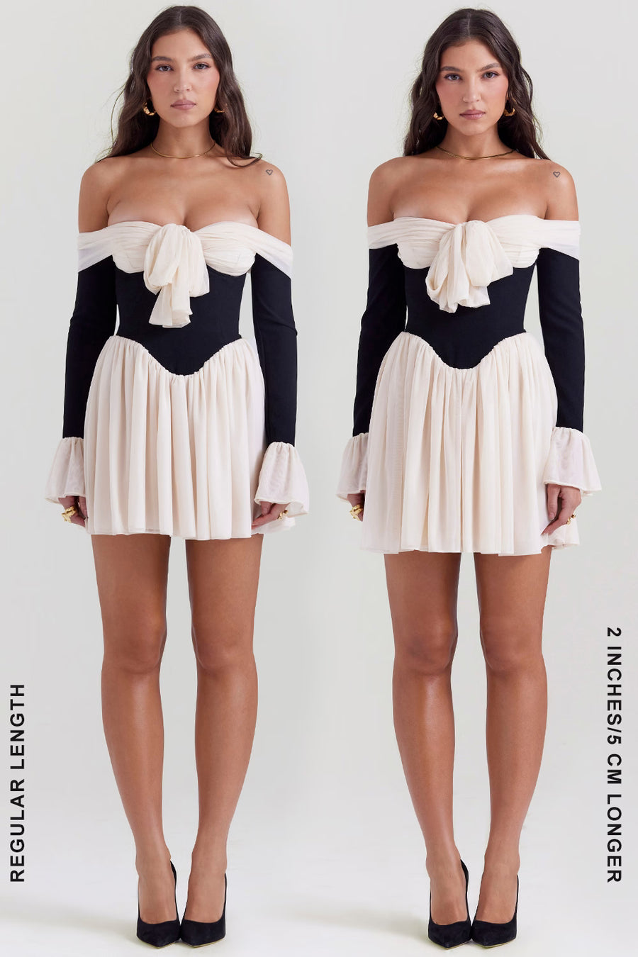 AMHA Lace Off-Shoulder Mini Dress