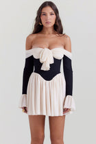 AMHA Lace Off-Shoulder Mini Dress