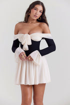 AMHA Lace Off-Shoulder Mini Dress