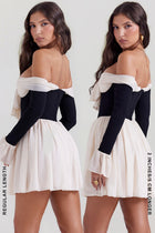 AMHA Lace Off-Shoulder Mini Dress