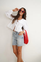 PETAL Lace Collar Cardigan Top