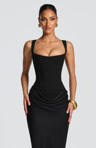 ASSA Off-Shoulder Maxi Dress