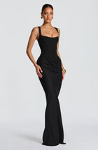 ASSA Off-Shoulder Maxi Dress