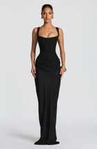 ASSA Off-Shoulder Maxi Dress