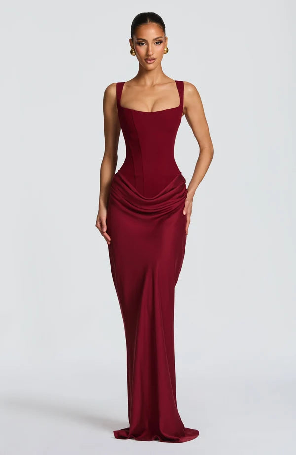 ASSA Off-Shoulder Maxi Dress