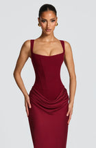 ASSA Off-Shoulder Maxi Dress