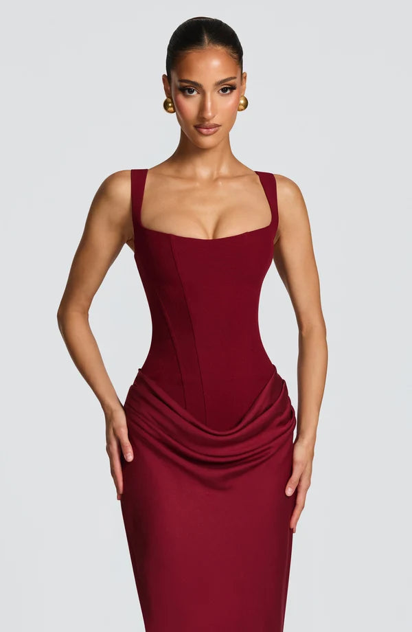 ASSA Off-Shoulder Maxi Dress