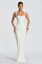 ASSA Off-Shoulder Maxi Dress
