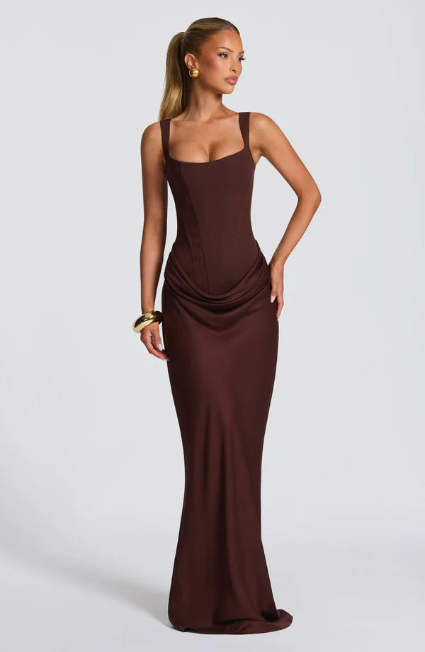 ASSA Off-Shoulder Maxi Dress