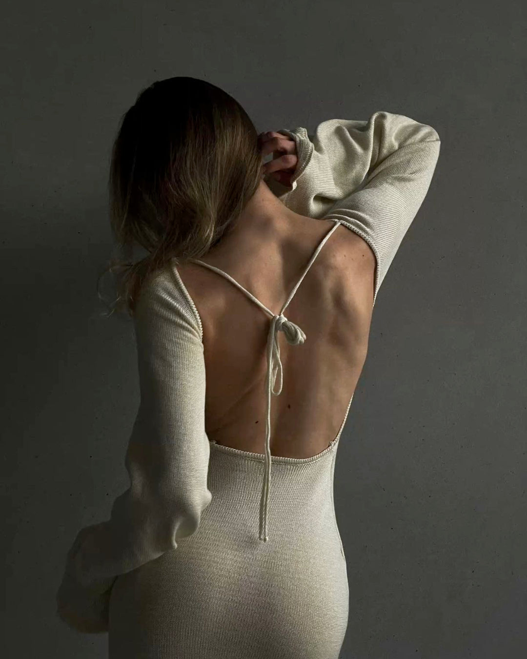 AEVI Knit Backless Knit
