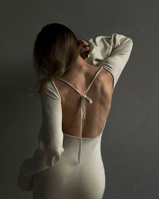 AEVI Knit Backless Knit