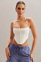 AOGA Lace Backless Top