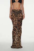 ALIA Leopard Skirt