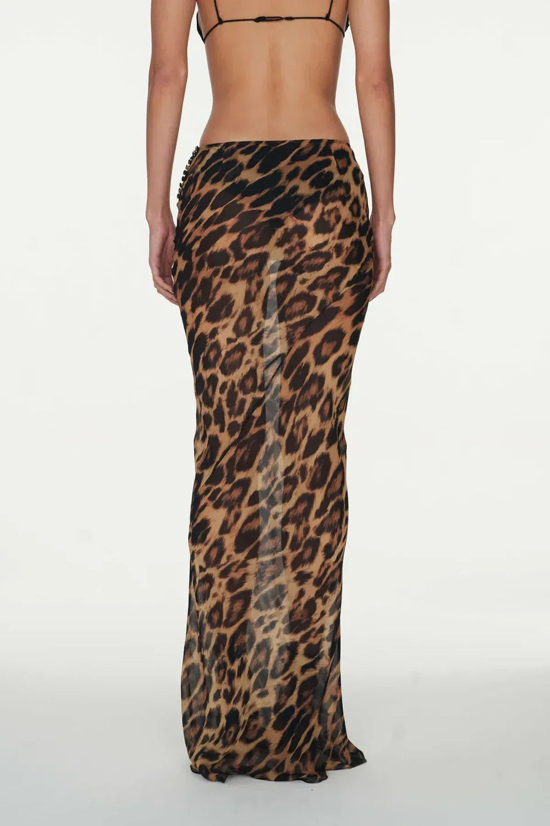 ALIA Leopard Skirt