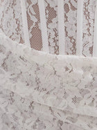 AMMA Lace Strapless Mini Dress