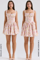 ANVA Lace Backless Mini Dress