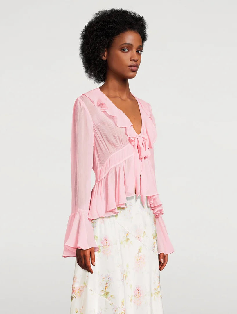 AVIA Lace Flare Top