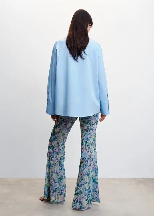 BLOOM Pleated Floral Blouse
