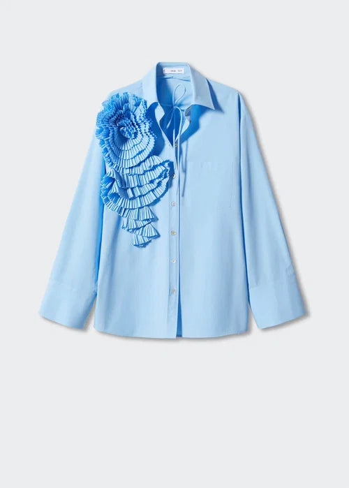 BLOOM Pleated Floral Blouse