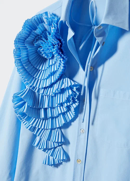 BLOOM Pleated Floral Blouse