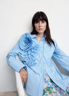 BLOOM Pleated Floral Blouse