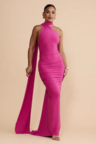 AOSA Backless Maxi Dress