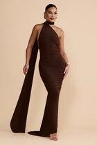 AOSA Backless Maxi Dress