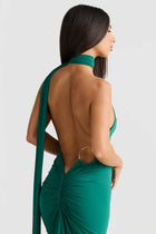 AOSA Backless Maxi Dress