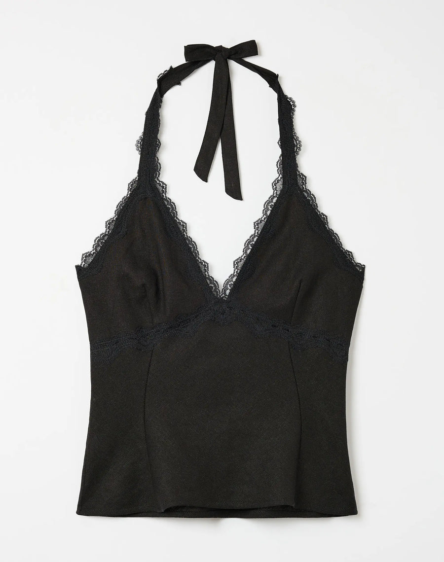 AOHA Lace Halter Top