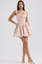 ANVA Lace Backless Mini Dress