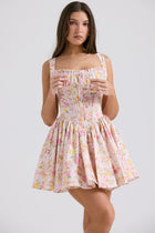 ANVA Lace Backless Mini Dress